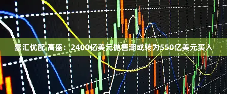 嘉汇优配 高盛：2400亿美元抛售潮或转为550亿美元买入